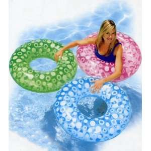  Deluxe Inflatable Inner Tube 36 in Assorted Colors Toys & Games