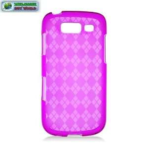   World] for Samsung Galaxy S Blaze 4g TPU Transparent Hexagonal Pink