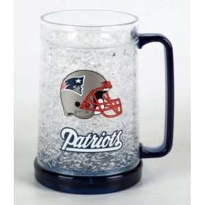 16oz Crystal Freezer Mug NFL   New England Patriots:  