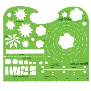   Landscape Symbols Drawing Template Stencil 1:50 Scale: Office Products