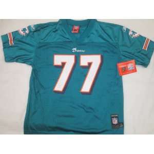  NFL Reebok Miami Dolphins Jake Long Youth Jersey Large 