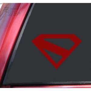  Superman Kingdom Come Vinyl Decal Sticker   Dark Red 