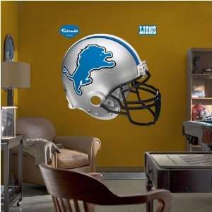    Detroit Lions Helmet Fathead Wall Sticker: Sports & Outdoors