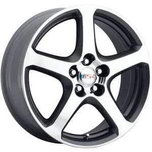 MSR 80 17x7 Super Finish Wheel / Rim 5x4.5 with a 42mm Offset and a 72 