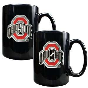  Ohio State Buckeyes 2 Piece Matching NCAA Ceramic Coffee 