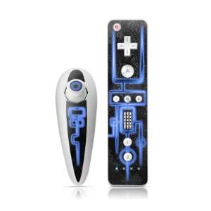  Sapphire Twilight Design Nintendo Wii Nunchuk + Remote 