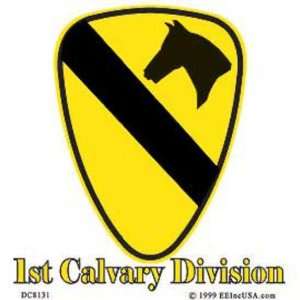  U.S. Army 1st Cavalry Division Sticker Automotive