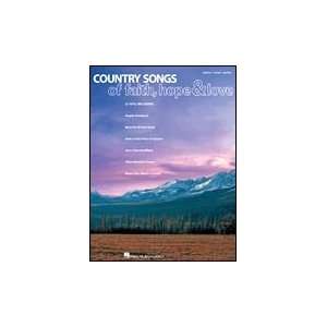  Country Songs of Faith, Hope & Love Softcover Sports 