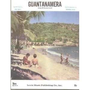  Sheet Music Guantanemera Jose Marti 165 