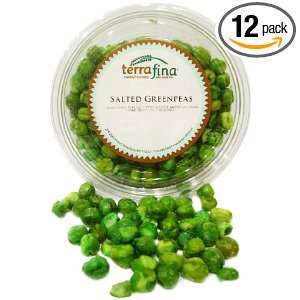 Terrafina All Natural Salted Green Peas, 6.5 Ounce Containers (Pack of 