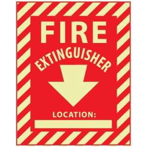 GL127R   Fire, Fire Extinguisher Location ____, 12 X 9, .050 Rigid 
