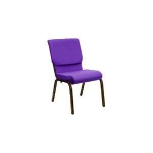  18.5W Purple Fabric Stacking HERCULES Church Chair with 