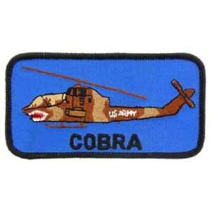  Cobra Helicopter Patch Green & Brown 3 Patio, Lawn 