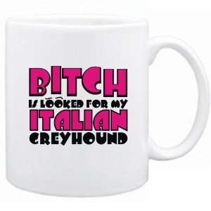 New  Bitalian Greyhoundtch Is Looked For My Italian Greyhound  Mug 