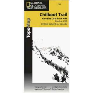  National Geographic TI00000254 Map Of Chilkoot Trail 