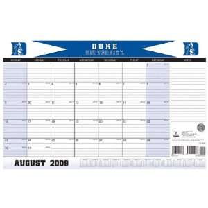 Duke Blue Devils 11x17 Academic Desk Calendar (August 2009  July 2010 
