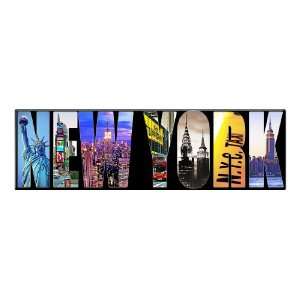  NYC   New York Panoramic Photo Magnets 5x1.6 inch   NEW 