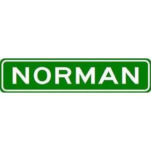NORMAN City Limit Sign   High Quality Aluminum  Sports 