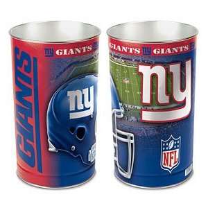  New York Giants NFL Tapered Wastebasket (15 Height): Home 