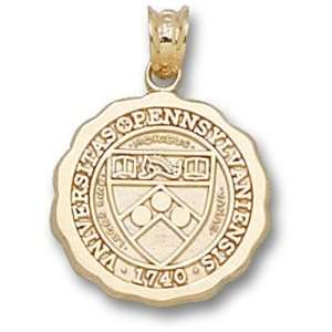 University of Pennsylvania Seal Pendant (Gold Plated)  