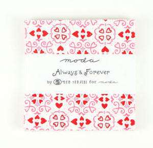   * ALWAYS & FOREVER * Charm Pack 42 5 Fabric Squares by Deb Strain
