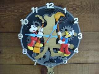 VINTAGE DISNEY MICKEY MOUSE GOOFY DONALD DUCK ANIMATED TALKING WALL 