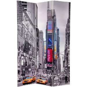   ft. Tall Double Sided New York Taxi Room Divider
