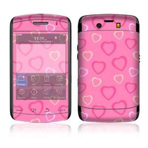  BlackBerry Storm2 9520, 9550 Decal Skin   Pink Hearts 