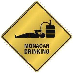    MONACAN DRINKING  CROSSING SIGN COUNTRY MONACO: Home Improvement