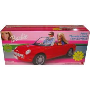 Barbie Ford Thunderbird Convertible Vehicle with Tilt Steering Wheel 