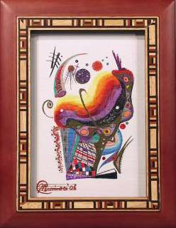 French Horn Music Cerminaro Kandinsky like Original Art  