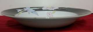 Mikasa China Rimmed Soup Bowl Charisma Black Pattern  