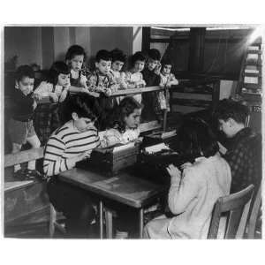  Experimental Project,Hunter College,NY,4 children typing 