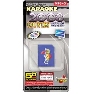 Chartbuster Karaoke   50 Gs on SD Card   CB5118   2008 Country 