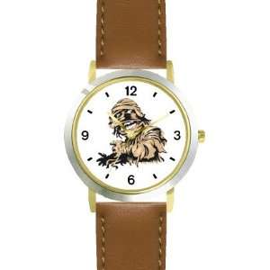   Arabic Numbers   Brown Leather Strap Size Large ( Mens Size or Jumbo