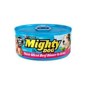  Mighty Dog Prime Cuts Beef in Gravy (24/5.5 oz cans) Pet 