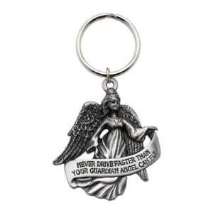  Guardian Angel Keychain Never Drive Faster Than Your Guardian Angel 