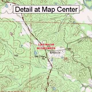 USGS Topographic Quadrangle Map   Lake Norrell, Arkansas (Folded 