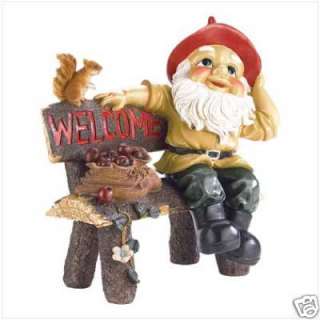 details an apple cheeked forest gnome perches perkily on his hand hewn 