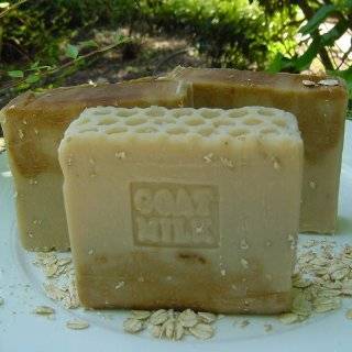 Handcrafted (100% Pure)Goats Milk and Oatmeal Bar Soap with Beeswax 