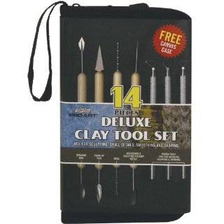 Pro Art 14 Piece Clay Tool Set With Case