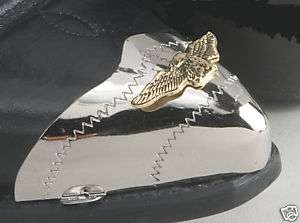 Western Cowboy Boot Tips   Silver Pointed with Eagle  