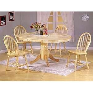  Acme Furniture Natural Finish Dinning Room 5 piece 07015 