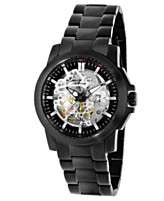 Kenneth Cole New York Watch, Mens Automatic Black Ion Plated 