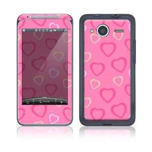  HTC Evo Shift 4G Decal Skin   Pink Hearts 