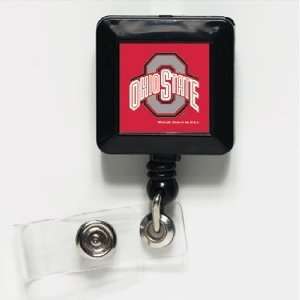 NCAA Ohio State Buckeyes Retractable Badge ID Holder:  