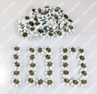100 PCS White THiNTech Spikes/Cleats 2010 Golf Shoes  