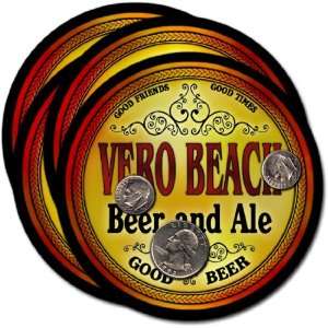  Vero Beach, FL Beer & Ale Coasters   4pk 