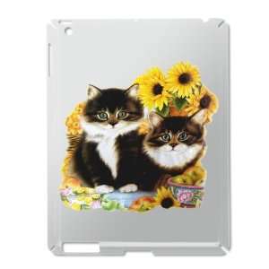  iPad 2 Case Silver of Kittens with Sunflowers Everything 