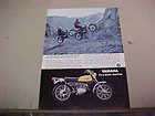 1970 Yamaha 125 Enduro Motorcycle Advertisement, Vintage Ad